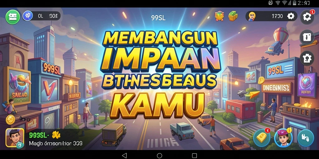 Tampilan gameplay seru 99SL dengan berbagai pilihan bisnis.
