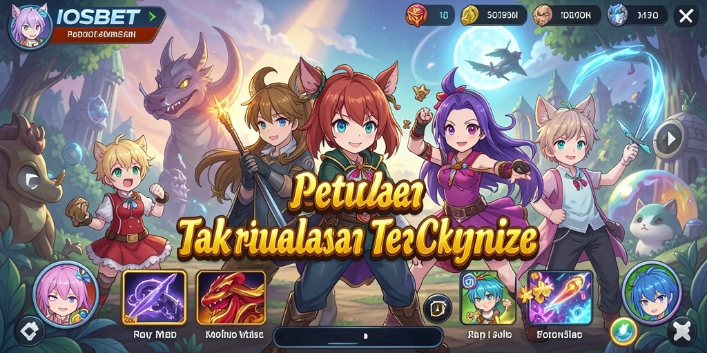 Screenshot gameplay <strong>IOSBET</strong> menampilkan karakter Anime dalam petualangan seru.