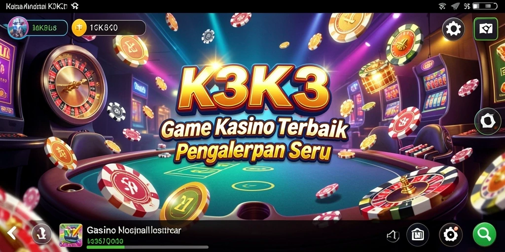 Tampilan gameplay seru dan menarik dari K3K3 di kasino.