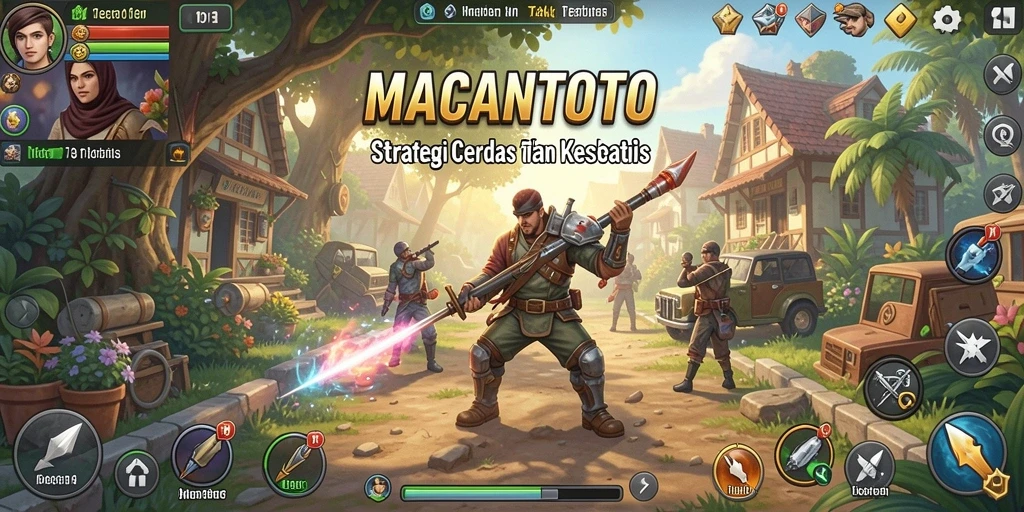 Screenshot gameplay menampilkan aksi strategi seru di MACANTOTO.