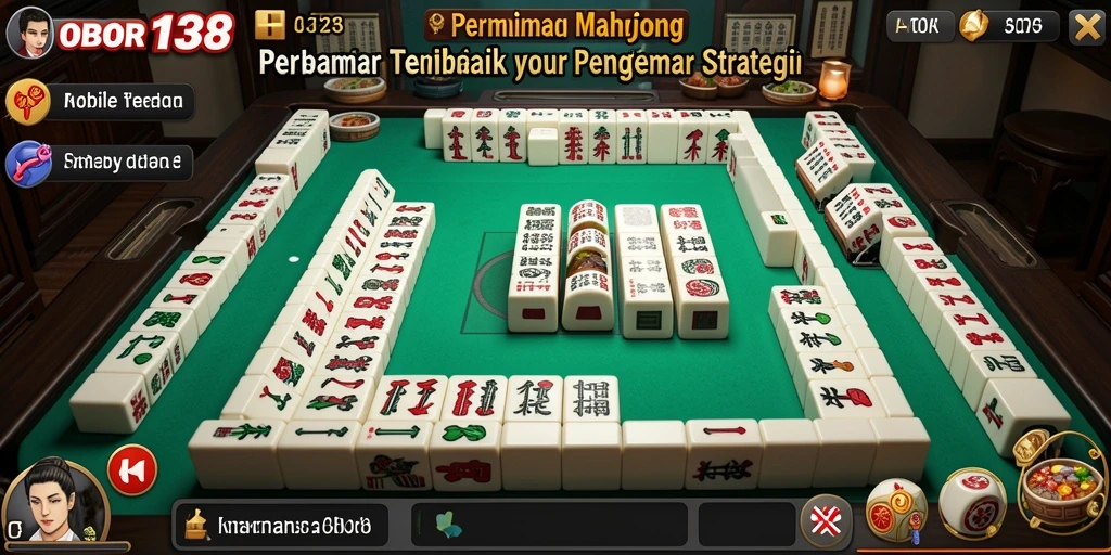 Screenshot gameplay OBOR138 yang menampilkan serunya bermain Mahjong.