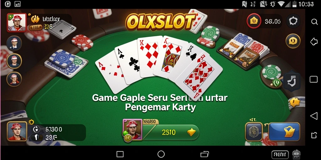 Screenshot gameplay OLXSLOT yang menampilkan aksi seru permainan Gaple.