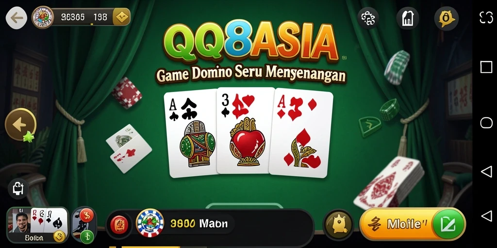 Tampilan gameplay seru dalam QQ88ASIA dengan desain grafis menarik.