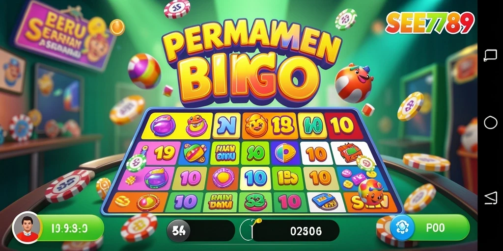 Tampilan gameplay seru di SEE789 yang menghadirkan keseruan Bingo.