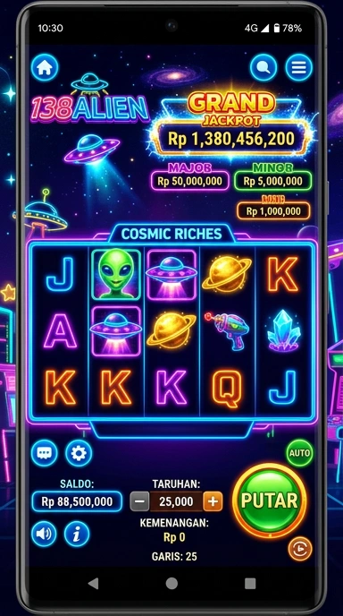 Proses instalasi yang mudah dan cepat menggunakan 138alien.